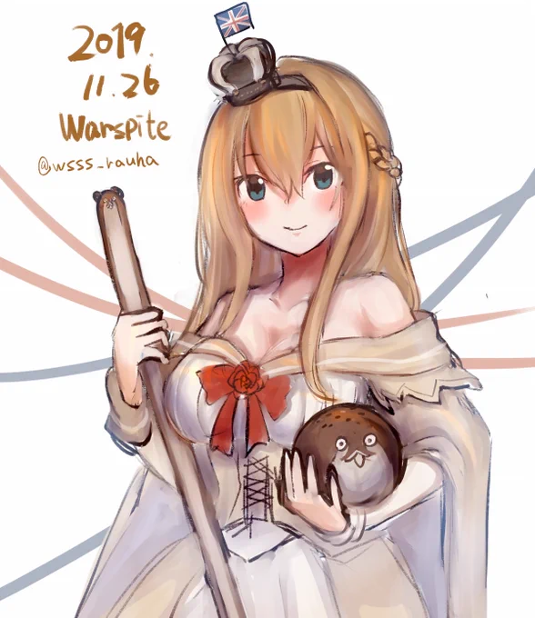 うぉーさまです。
ロイヤルおめでとうございます。
#艦これ版深夜の真剣お絵描き60分一本勝負
#艦これ版真剣お絵描き60分一本勝負_20191126 