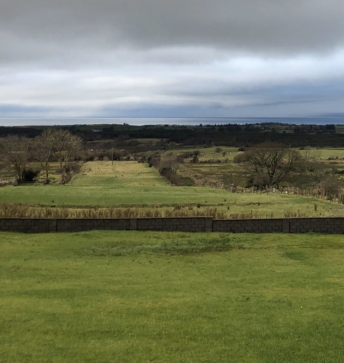 trisha460's tweet photo. Yesterday’s view. 
Today - nothing. Wind. Rain. Mist. Perfect writing weather. #TuesdayMotivation #amwriting #authorlife https://t.co/G2shYw06nA