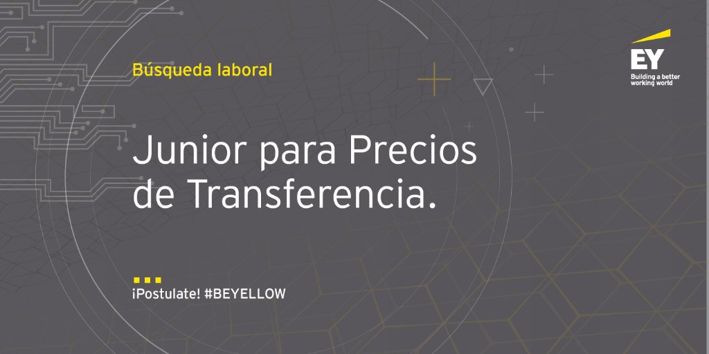 EY_CareersAR's tweet photo. Si sos Graduado/a o Estudiante cursando el último año de las carreras de #Contador o #Economía y tenés nivel de inglés intermedio/avanzado, postulate acá: https://t.co/js4jduioJf ¡Sé parte de EY! #BEYELLOW https://t.co/VMexVKrd8l