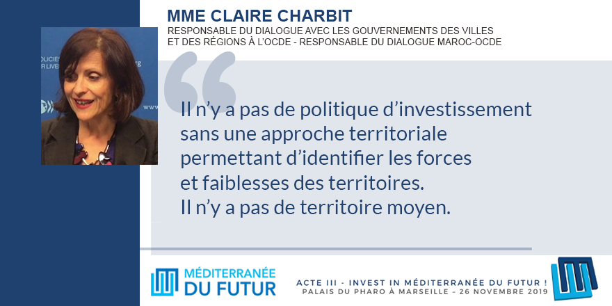 MaRegionSud's tweet photo. "Il n’y a pas de politique d’investissement sans une approche territoriale permettant d’identifier les forces et faiblesses des territoires. Il n’y a pas de territoire moyen." Claire Charbit, OCDE https://t.co/2Pu19GYSIj