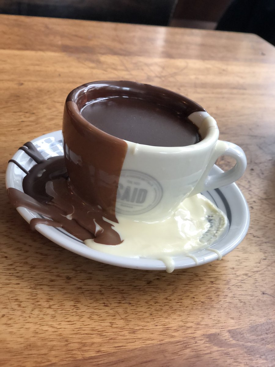 mfoodandtravel's tweet photo. A chocolate lunch always goes down well @SAIDdal1923 @simplyrasha #saiddal #hotchocolate #triplechocolate https://t.co/SILaPn76pk