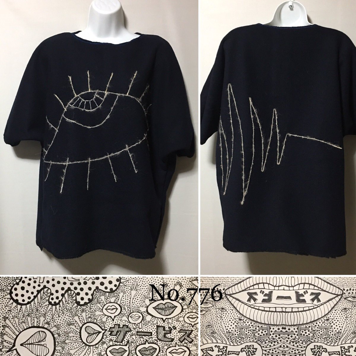tatsunosukekin's tweet photo. No.776 ウールトップス 丈72cm
#wooltops #tops #トップス #目玉 #冬虫夏草洋品店 https://t.co/eZt3Ihf5il