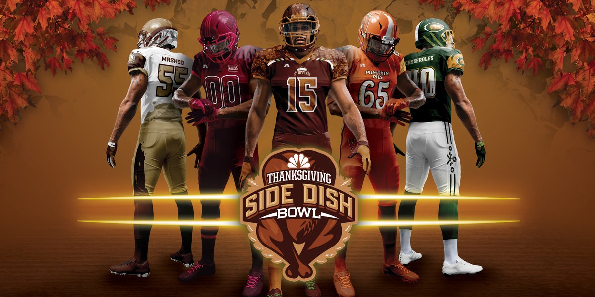 SNFonNBC's tweet photo. It's time to pick a side.
#TeamStuffing
#TeamCranberry
#TeamPumpkinPie
#TeamGBCasserole
#TeamTaters
Which Thanksgiving Side Dish are you repping in the #NBCSideDishBowl? https://t.co/QdcwNq7MEA