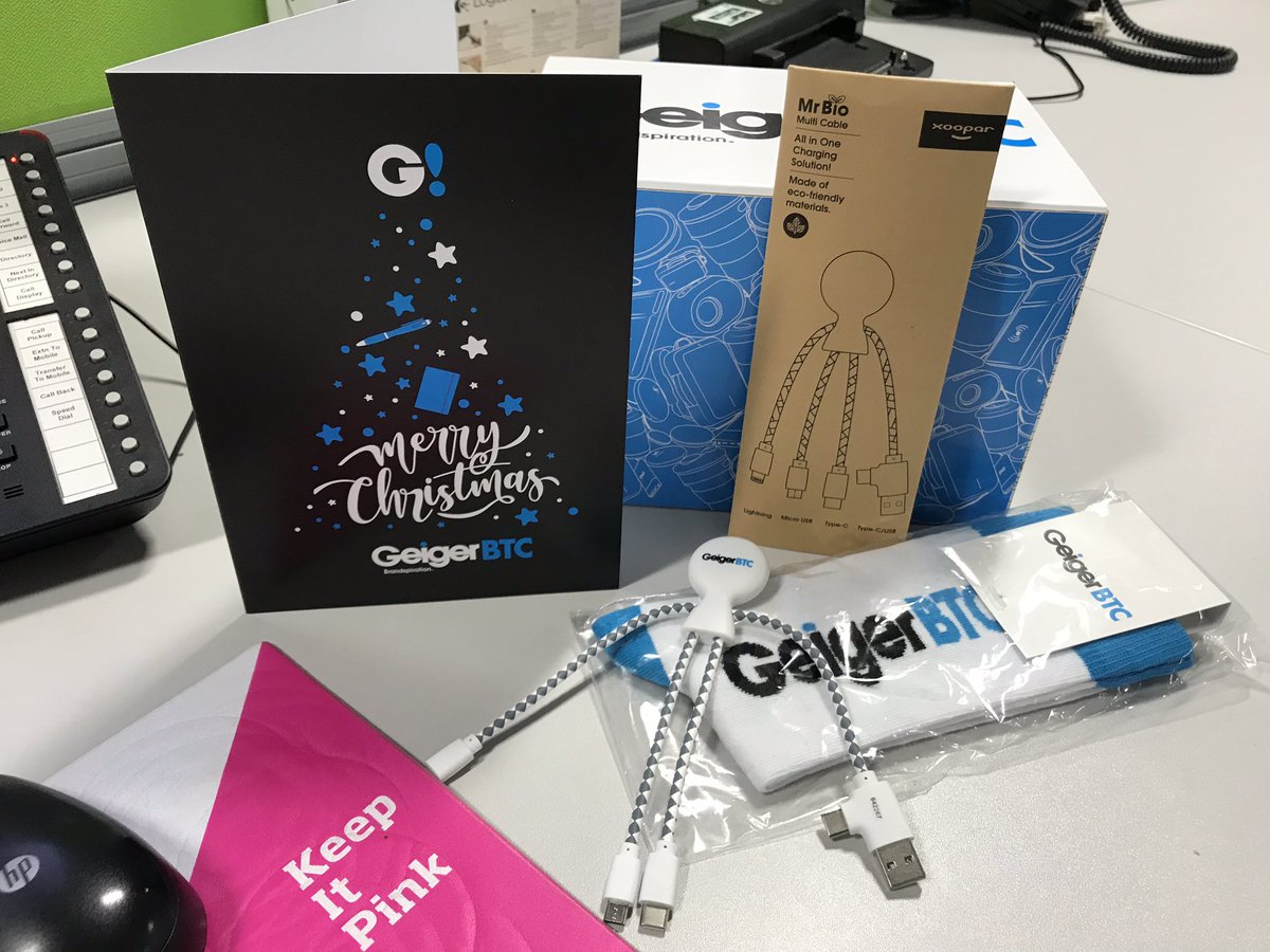 @GeigerBTC Thank you for my excellent Christmas gift from David and the lovely team in York, always my favourite supplier to deal with! #keepitpink