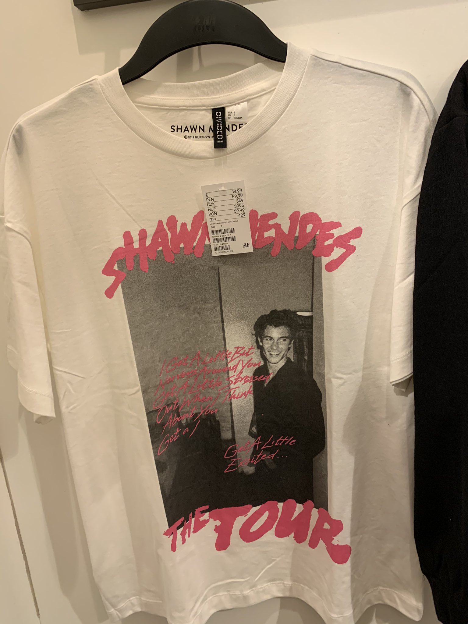 Shawn mendes shop t shirt hm