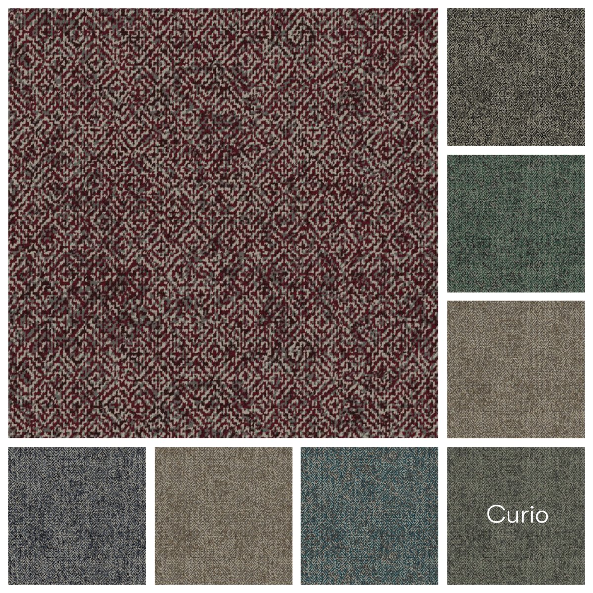 Our new #Curio Stock Collection is available in 8 colourways. These #wool rich #hospitality #carpets have a #vintage look and Ikat-like #diamond pattern. They're in stock and ready to order immediately. Click for a closer look and for #sample folders. newheycarpets.co.uk/stock-collecti…