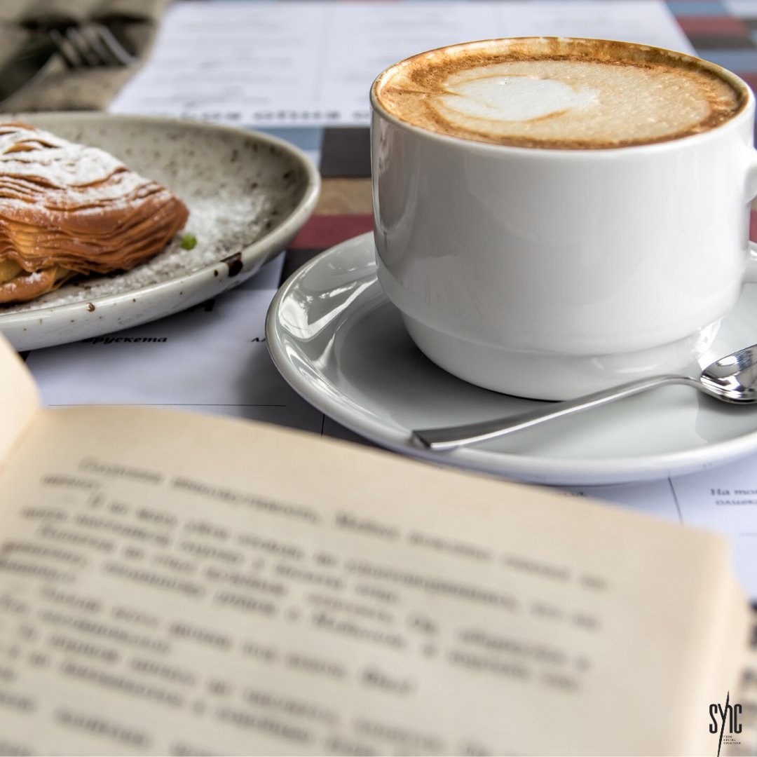 sync_exton's tweet image. Our cafe is the perfect place to practice some YOU time. 😌 Grab your new favorite book, snag a table, and enjoy a wide variety of our specialty coffees with a pastry. ☕🥐