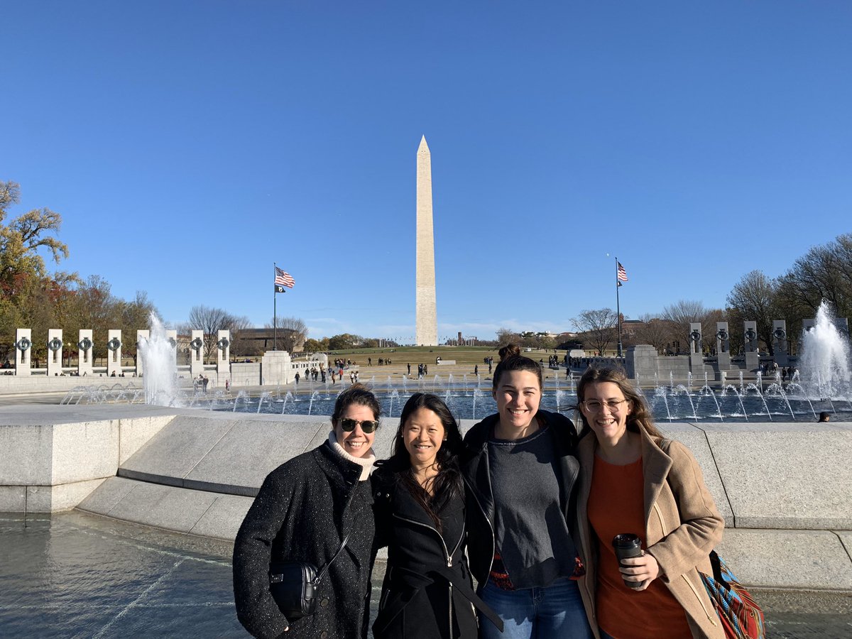 TheWrightLab's tweet photo. This year we’re #thankful for amazing global health research with wonderful colleagues, collaborators, and labmates (both current and former!). 4th year candidate Carson and post-doc Nate went to DC last week to present at #ASTMH19 and saw some familiar faces! Great work team! https://t.co/SllX2jcxJ0