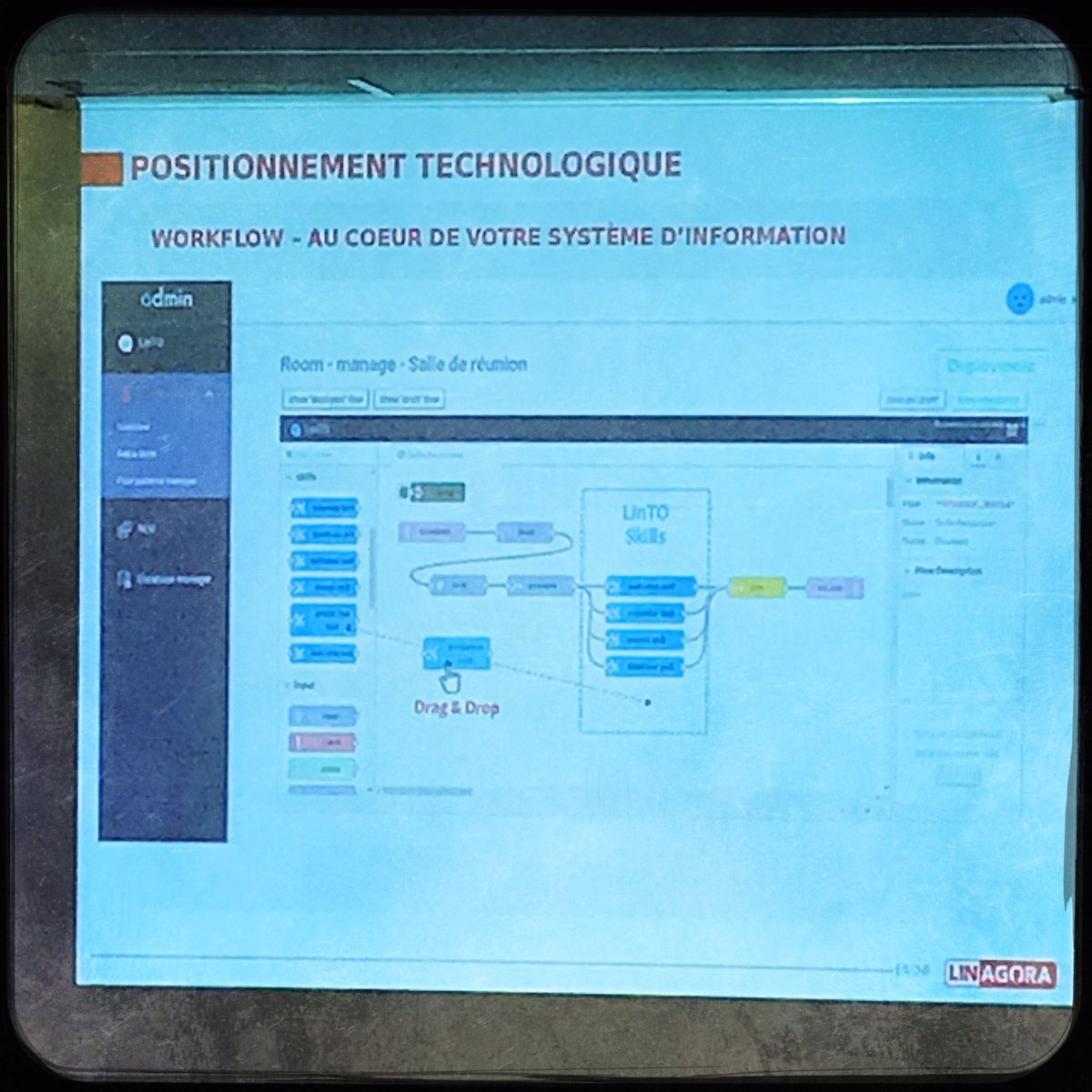 dgrpro's tweet photo. #Atelier9 @VoiceTechParis @LinagoraLabs présente son projet #LinTO intégré à #OpenPass = collection d’outils pour ajouter du contrôle vocal en mode #OpenSource #NLU #RASA #Skills #IoT https://t.co/QihYvdHaLZ