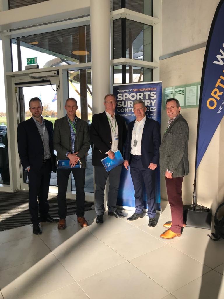 Bristol knee group and <a href="/SpecialistsKnee/">Knee Specialists</a>  enjoying a team outing to #SportsKnee19 thanks <a href="/WarwickOrtho/">Warwick Orthopaedics</a> we’ve had a great time and learned lots to take back to our practice.