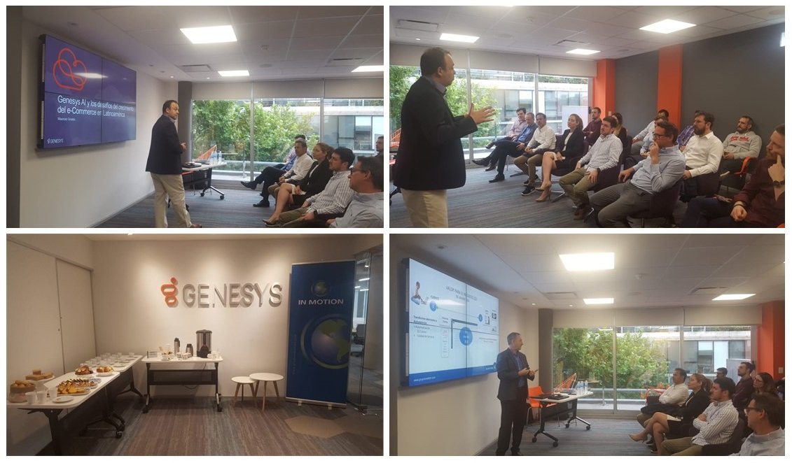 grupoinmotion_'s tweet photo. Hoy en el evento "Enfrentando los desafíos del E-commerce con Inteligencia Artificial"  bajo el auspicio de #InMotion y @E3ecommerce 

#Genesys #MomentsConnected #EventosInMotion #InMotion  #InteligenciaArtificial #Ecommerce #CX #BeAware360 #TransformacionDigital #Argentina https://t.co/KrWOTKWKK1