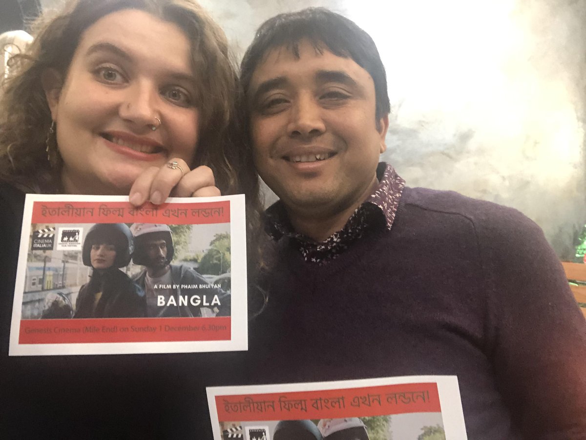 Getting ready for #BANGLA with our friends  <a href="/MigCollective/">Migration Collective</a> 😍

THIS SUNDAY📍⏳
1st Dec / 18:30
<a href="/GenesisCinema/">Genesis Cinema</a> 

Have you bought your tickets yet?
Here > bit.ly/2O4jP8q
Join #CinemaItaliaUK &amp; <a href="/LONMigFilmFest/">London Migration Film Festival</a> for this unmissable event!