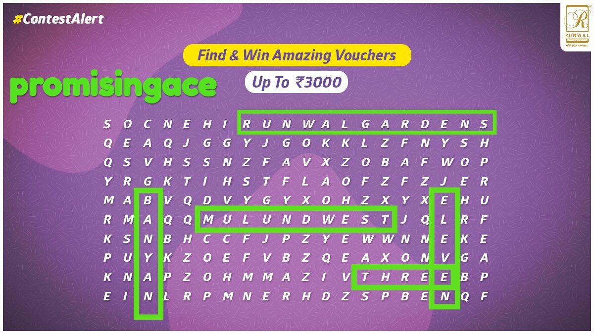 promisingace's tweet photo. @RunwalOfficial A1: Runwal Gardens
A2: Mulund West
A3: Three
A4: Banyan
A5: Eleven

@RoshniM79 
@MehekMahtani 
@iAm_Sangam 
@sanketdhende 
@Deepshikhasaraf 

#Contest #ContestAlertIndia  
#RunwalOfficial https://t.co/Bmkb8g4igQ