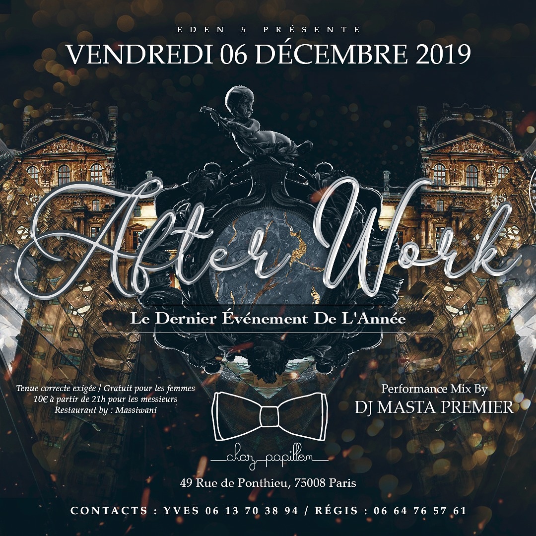 EdenFive's tweet photo. Le dernier événement de l'année !!!
Les habitués savent déjà ce que cela signifie en terme d'ambiance.
https://t.co/YbGBOb3l1i
#edenfive #eden5 #soireeparisienne #parisfoodie #africanfood #cuisineafrique #sortirparis #ambiance #afrobeat #afrohouse #africaninparis #afterwork https://t.co/yWD4SSscJC