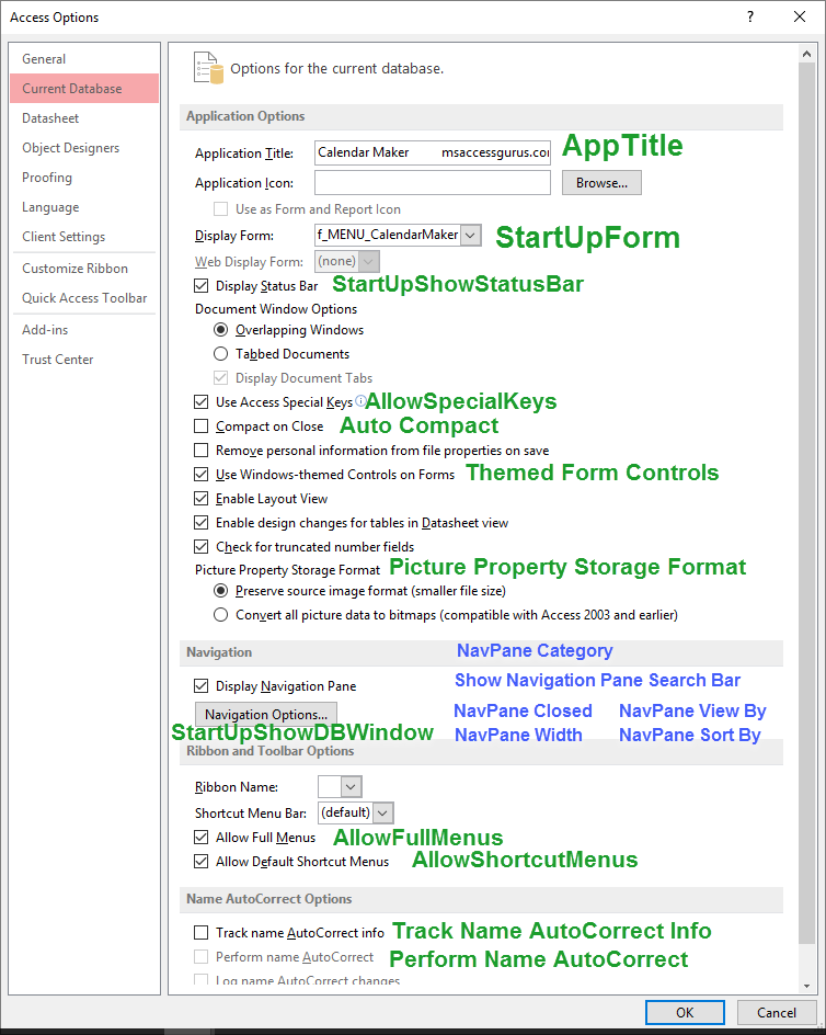 strive4peace123's tweet image. setting many Access Options stores values in database properties you can read and set. Here's VBA code you can use: lnkd.in/eTtaWv4 

#data #mvpbuzz #mstips #msaccess #microsoftaccess #tutorial #mvp #learning #education #database #properties #vba #settings #options