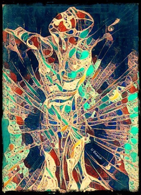 Butterflywarri2's tweet image. Tree Sister #customizedart using my own drawing to give a different style.