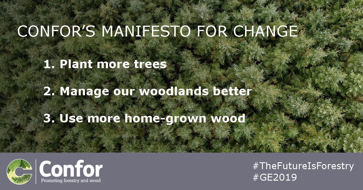 forestsandwood's tweet photo. This is our 3-point manifesto for change for #GE2019
We’re pleased @UKLabour is
committed to “an ambitious programme of tree planting” to tackle #ClimateEmergency & look forward to action.
Read our manifesto https://t.co/cPhFCgMiGM
#ThinkGlobalPlantLocal
#TheFutureIsForestry https://t.co/pCQvhLdWZH