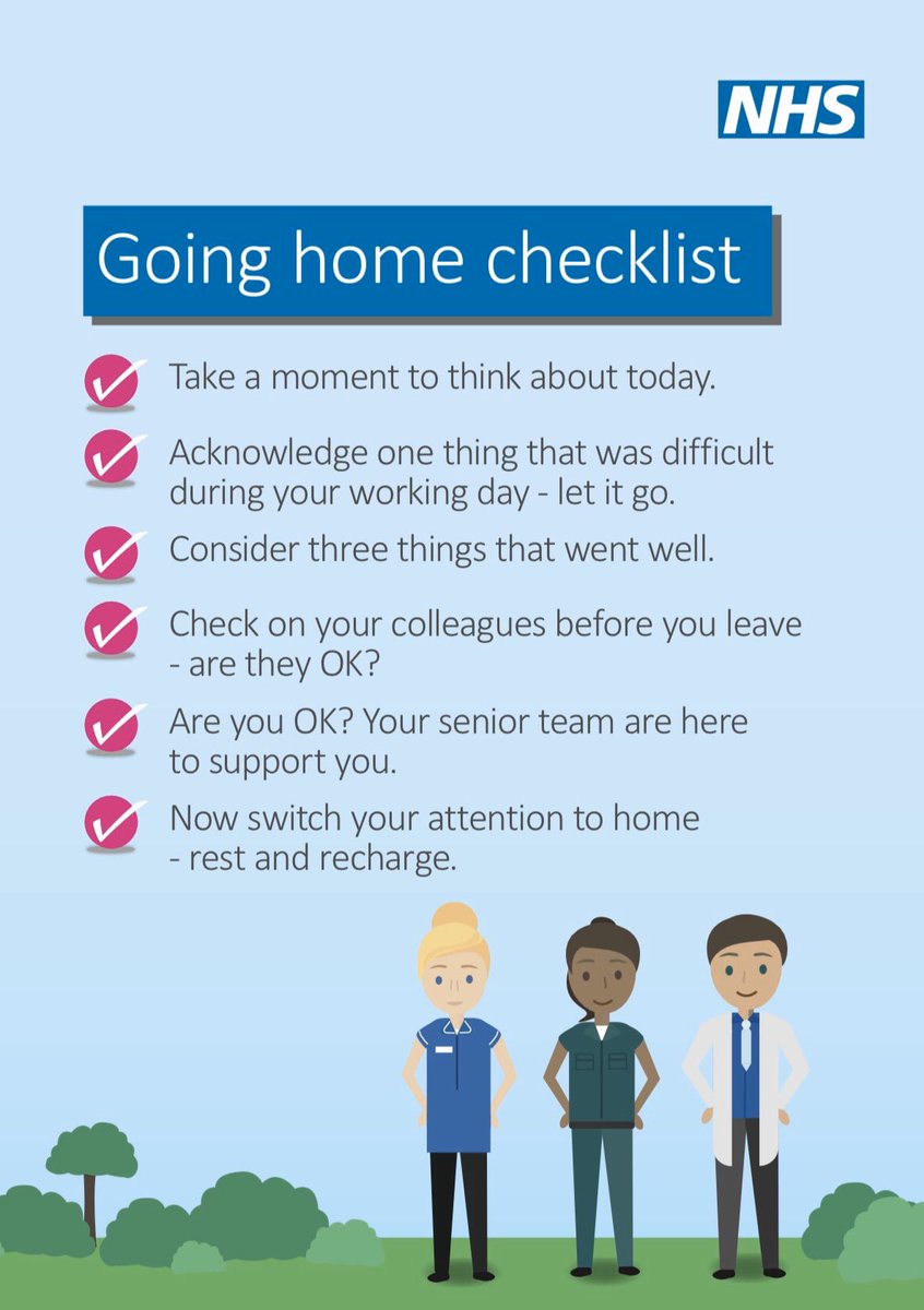 ambberrosee's tweet image. #goinghomechecklist #NHS