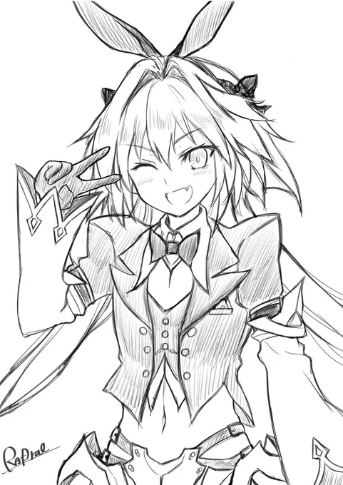 いえーい、見てるー?

セイバーアストルフォ...うぅ...
 #FGO 