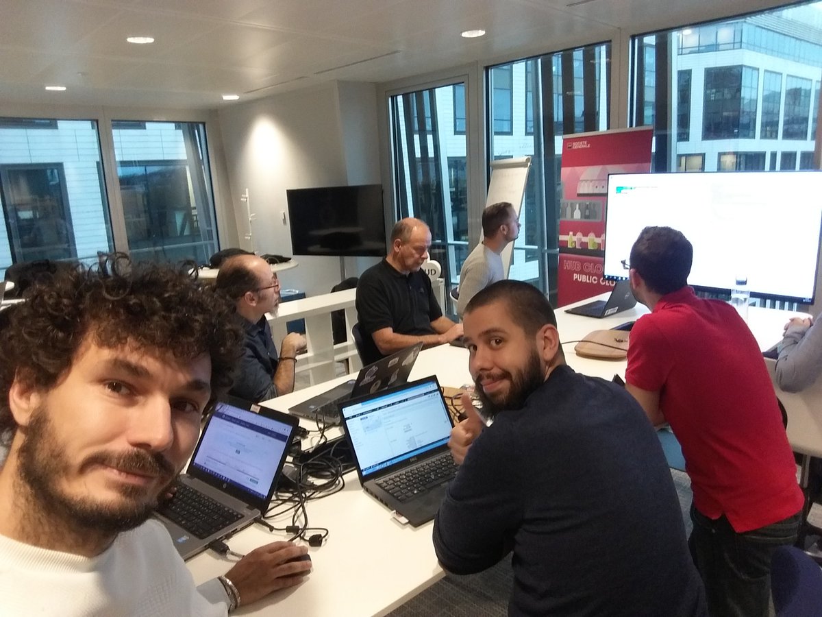 Onbording de l'équipe Cloud Public (CoE) sur l'offre Container Kube de la SG Cloud Platform Privé ! He oui, le cloud public a besoin de cloud privé pour fonctionner et être #Hybride !