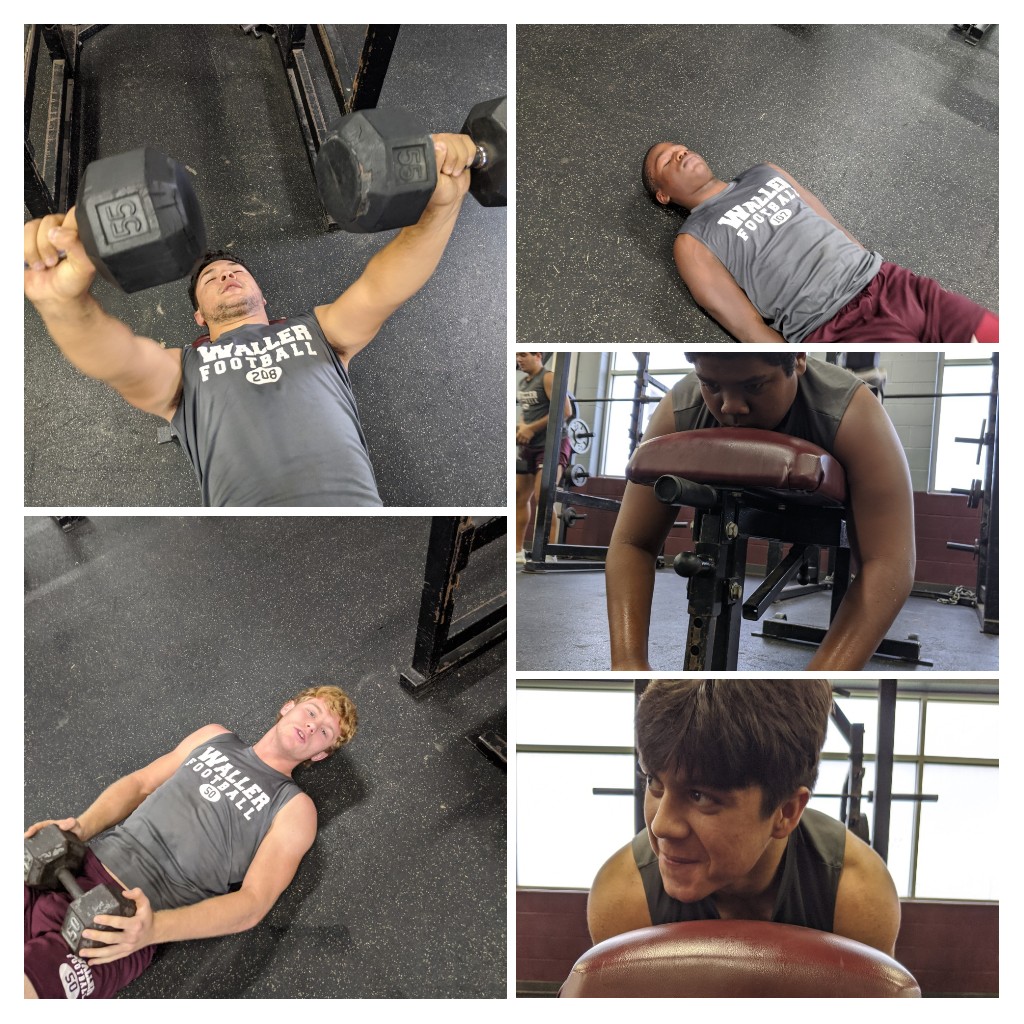 Open weight room is great but it's a week to be thankful for sure when the workouts are designed by a certified strength coach! <a href="/waller_football/">Waller Football</a> is thankful this week for for @LouAltomare #letemout