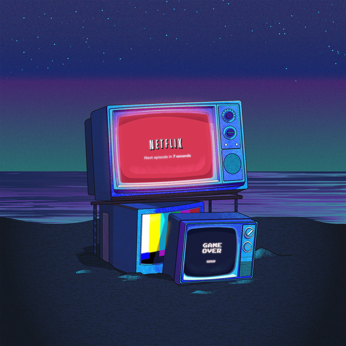 itsmagichere's tweet photo. Are you a Netflix or gaming person? 🤔

Personal piece made entirely in @Illustrator ✍️ https://t.co/rUQJuPgawZ