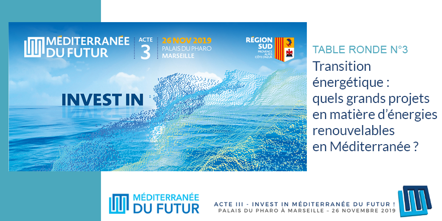 MaRegionSud's tweet photo. La 3e table ronde : "Transition énergétique : quels grands projets en matière d’énergies renouvelables en Méditerranée ?", animée par Aziza Nait Sibaha, journaliste et Myriam Schwartz de la Fondation Solar Impulse, débute #energie #environment  #mediterraneedufutur #RegionSud https://t.co/c8XlhiRUFP