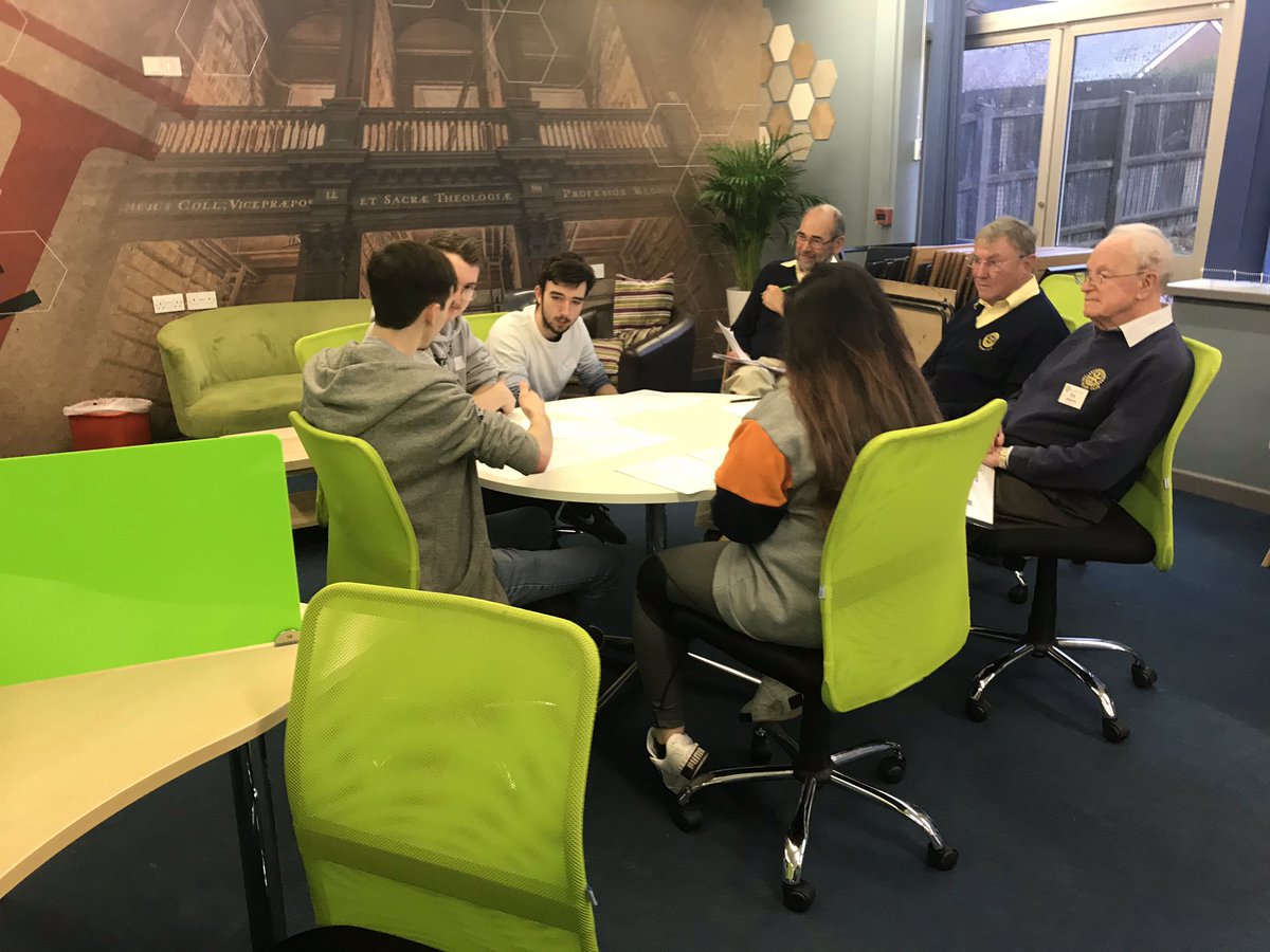 Really great experience today from <a href="/RotaryClubHart/">Rotary Club of Hart</a> <a href="/RotaryGBI/">Rotary GB & Ireland</a> giving our year 13s some interview expertise.
