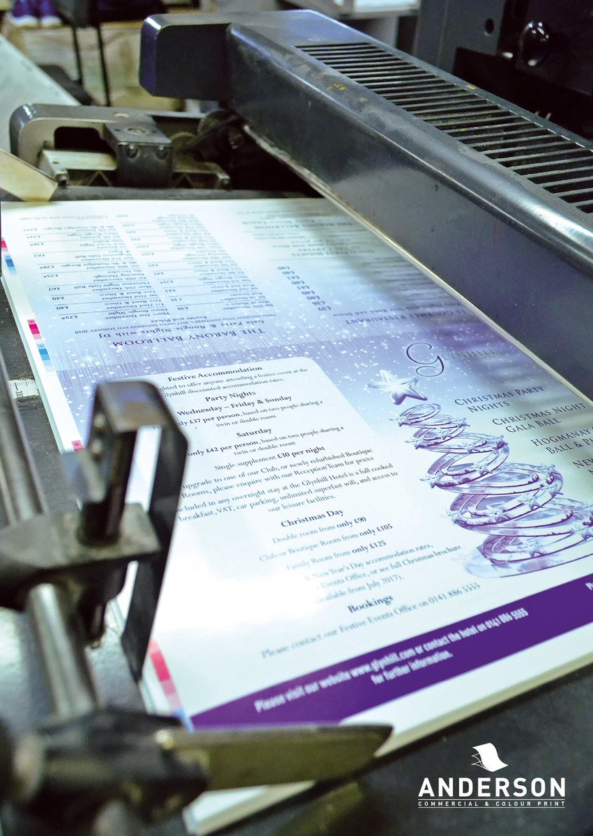 We're now in the process of printing Christmas &amp; New Year Brochures for various customers... whatever print requirements your business has on the run up to Christmas, get in touch now as it's not that far away | #Litho &amp; #Digital #Print #Glasgow