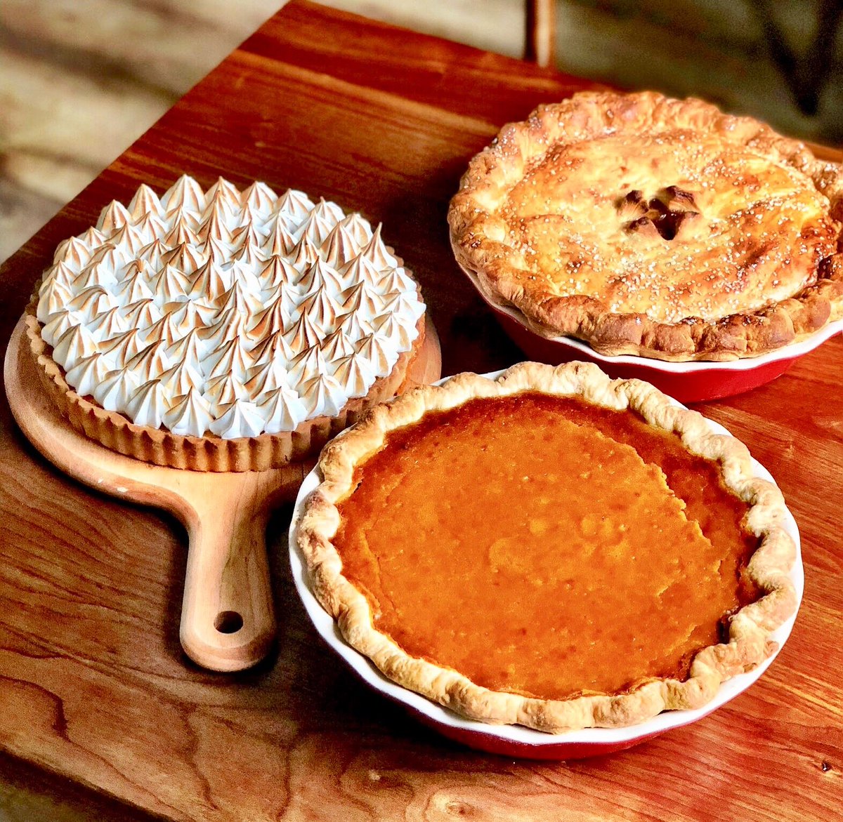 I Spy Cork #Pies - #apple, #pumpkin, or #grapefruitmeringue. #thanksgiving #thanksgivingdinner #thanksgivingdesserts #corkdc #corkpastry