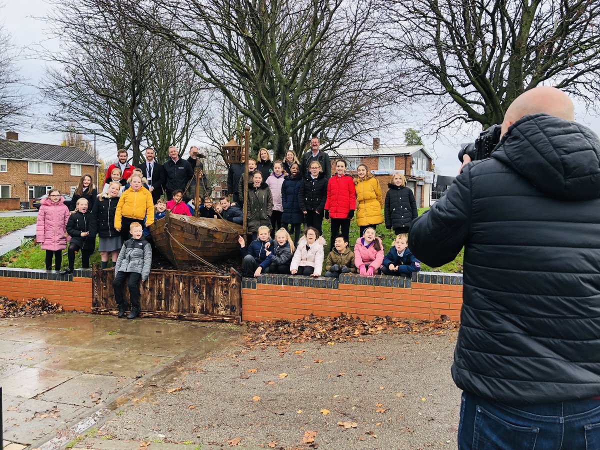 A first look at the new sculpture which was unveiled in the Portrack area of #Stockton this morning. The sculpture is part of an investment project to make environmental improvements to the estate. Keep an eye on <a href="/thirteen_group/">Thirteen Group</a> for more details coming soon!