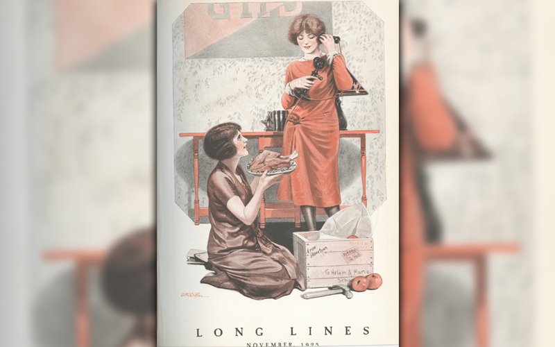 Thanksgiving in 1925: flappers, a turkey – and a telephone insider.att.com/articles/thank… #attemployee