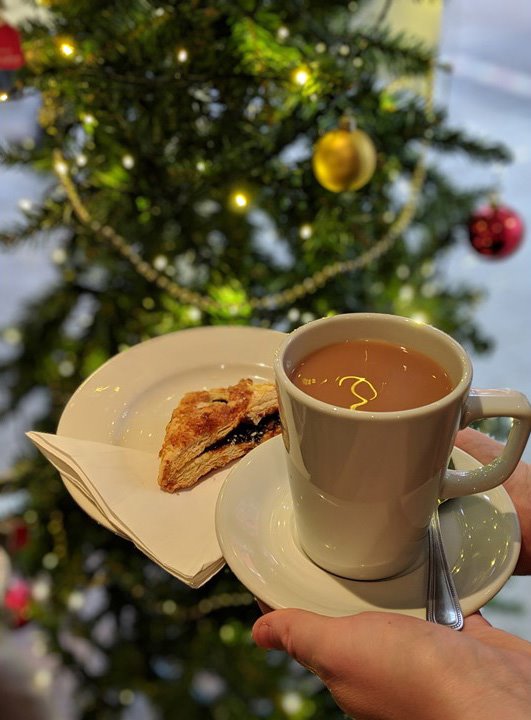 Happy #NationalCakeDay. We're taking this as an excuse to fill up on tasty Godcakes fresh from our café. Never tried a Coventry Godcake before? It's a little like a triangular mince pie - so perfect to get you in the mood for Christmas ahead of panto opening this week! 😋