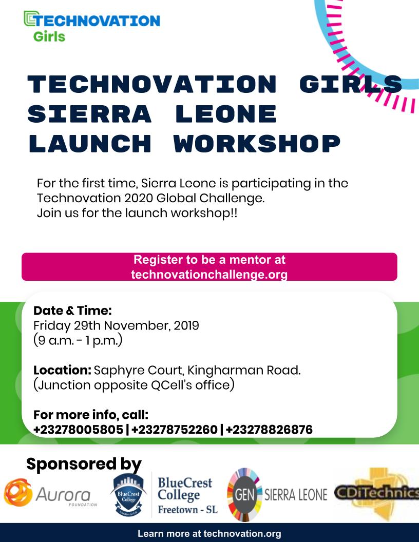 techgirlssl's tweet image. It&apos;s happening!! Join us for our launch workshop on Nov 29th. More details on the flyer. Interested in making a difference?? Register as a mentor technovationchallenge.org