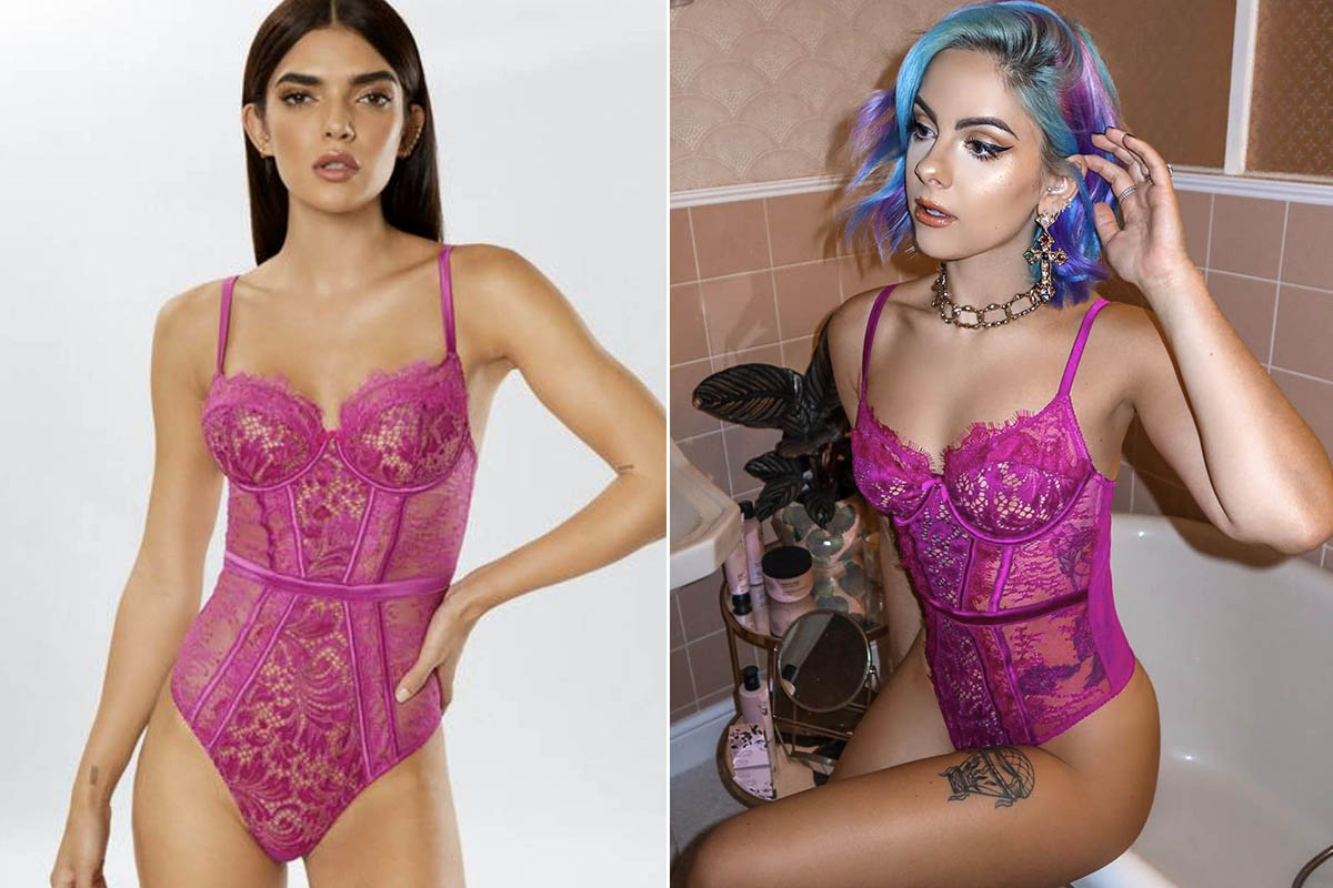 Ann Summers sparks racy trend as Instagram models go wild for lacy bodysuit...