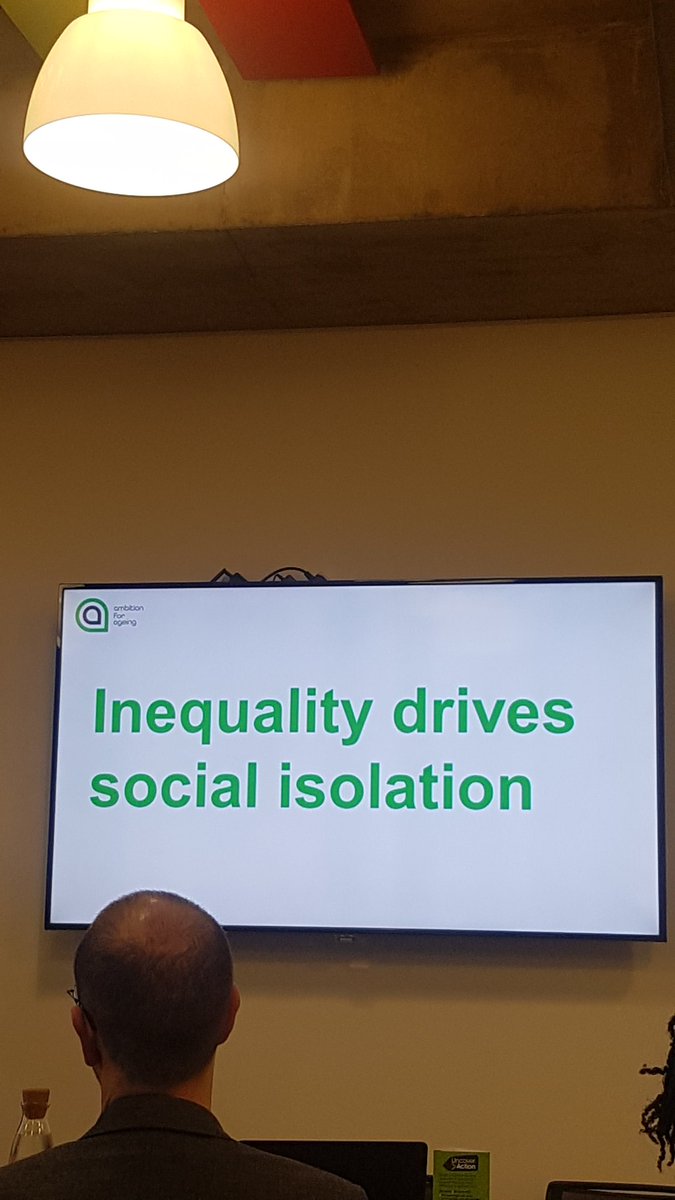 Key message being that inequality drives social isolation
