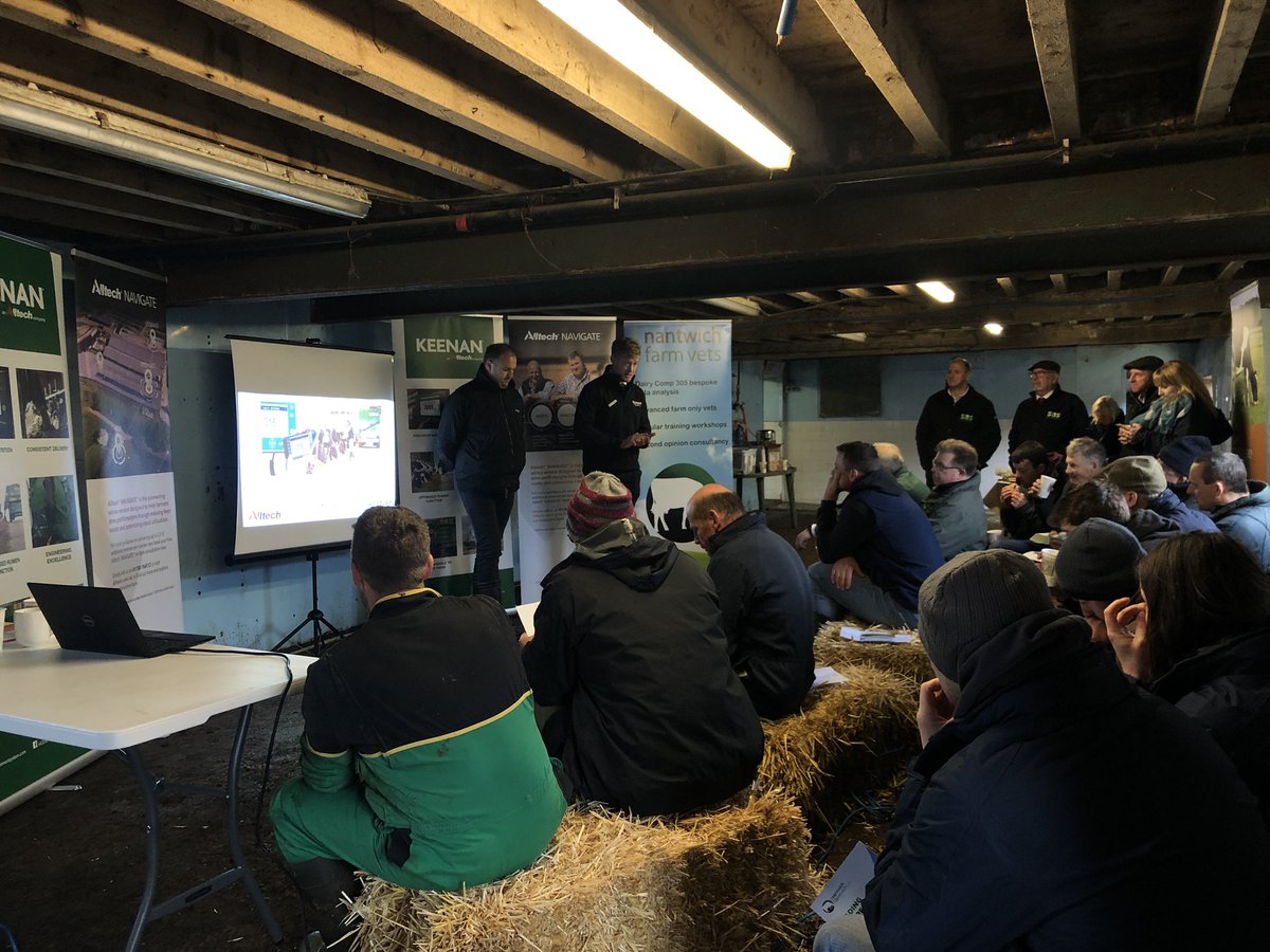 KEENANsystem's tweet image. Great meeting in Nantwich at Top O’the Town Farm! Thanks to those who attended! Lots of interactive speakers working together to get the best result for your farms! #TheResultIsInTheMix. Our next #AlltechNavigate meeting is in #Carmarthen, Wales🏴󠁧󠁢󠁷󠁬󠁳󠁿