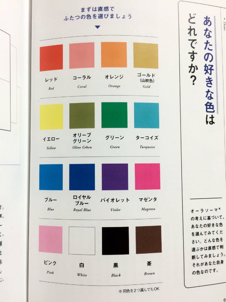 あなたが好きな色はどれですか 本当のあなたがわかる性格診断 話題の画像プラス