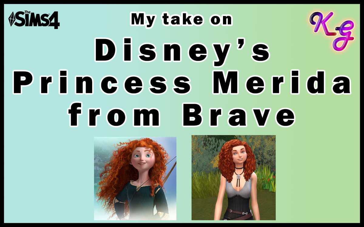 KrystalGamer1's tweet photo. Video --> https://t.co/aNwiPe2wjC
Today's video is my take on Disney's Princess Merida from Brave! She's CC free and on the gallery under my EA ID: KrystalGamer1
#theisms #ts4 #thesims4 #ShowUsYourSims @TheSims https://t.co/6dFpFbIQvq