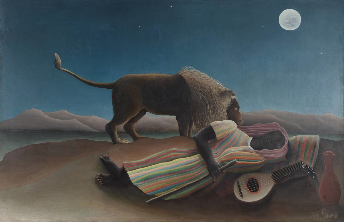 Henri Rousseau's "The Sleeping Gypsy"