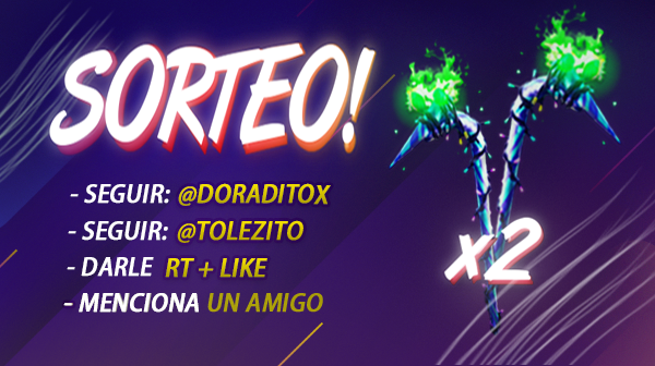 🔥 ¡SORTEO DOS PICOS MINTY! 🔥

Requisitos:
- Seguirme <a href="/Doraditox/">Dora</a> ✅
- Seguir a @Tolezito ✅ 
- Darle RT + LIKE 🔁
- Menciona un amigo o amiga 👍

El dia 2/12 anunciaré los ganadores 🥳 

🍀 Mucha suerte a todos 🍀