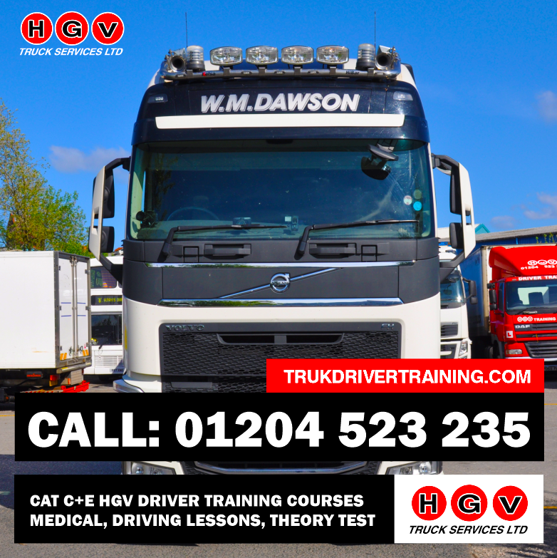 hgvtraining's tweet photo. HGV Cat C+E Driver Training Courses. Medical, driving lessons and theory test provided. Call Ken today on 01204 523 235 or visit https://t.co/SKkjFN92aO #HGV #HGVCourses #HGVLessons #CATCE #LorryDriving #TruckDriver https://t.co/4lqhZy5vTo