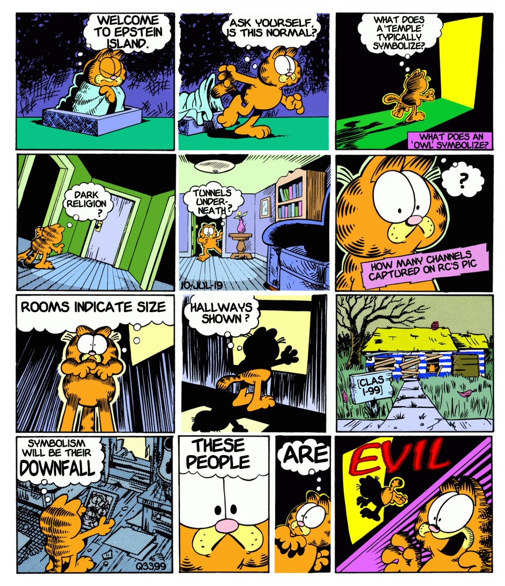 Q Drops as Garfield stripsQ3399 10 Jul 2019
