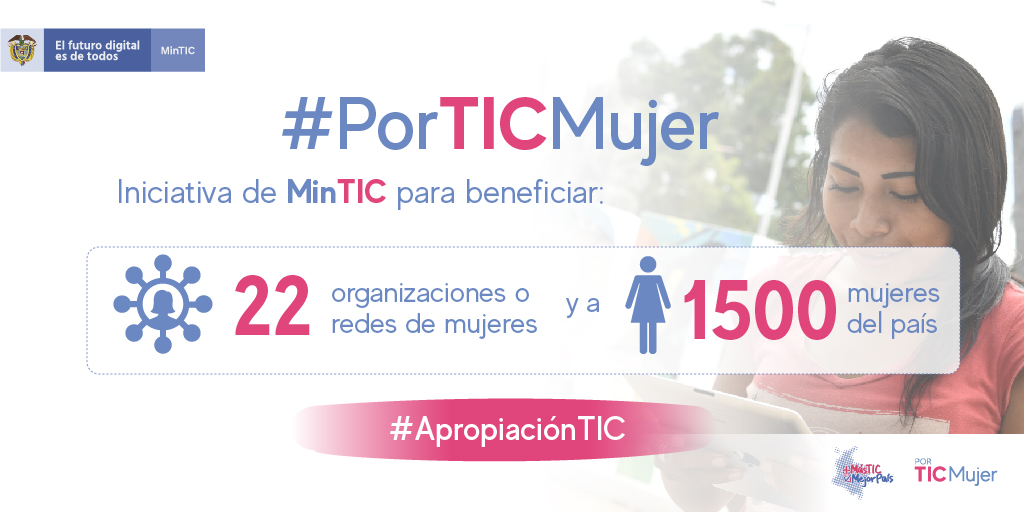 El <a href="/Ministerio_TIC/">Ministerio TIC</a> promueve la inclusión de género en el país a través de iniciativas que impulsan el valor y el talento de las mujeres. #PorTICMujer #MásTICMejorPaís → bit.ly/34a472w