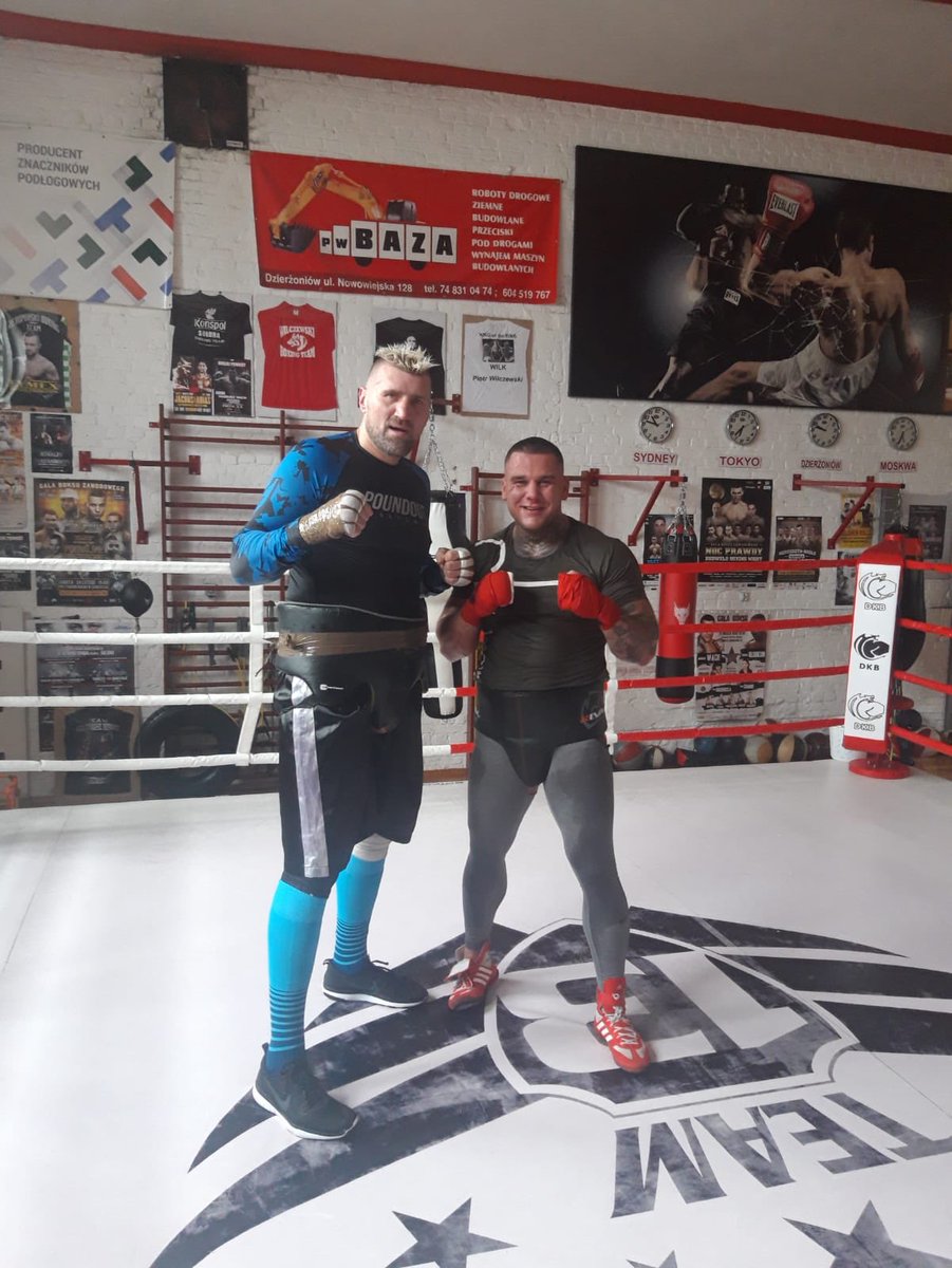 Sosenka dziś sprawdzał formę Wikinga przed walką z Dillianem Whyte’m <a href="/RockyBoxingProm/">Rocky Boxing Night</a> 14.12 Kościerzyna 💪