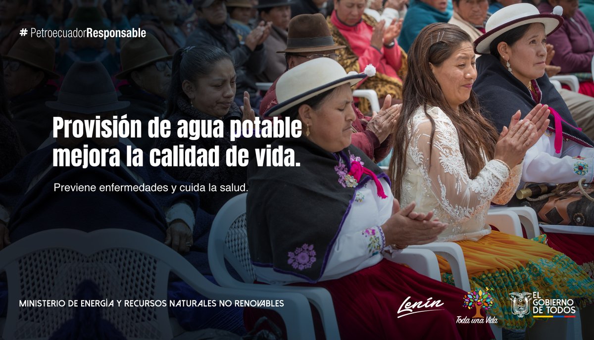 IIGE.Ec (@iner_ec) on Twitter photo El proyecto de agua potable, financiado por <a href="/EPPETROECUADOR/">EP Petroecuador 🇪🇨</a>, mejora la calidad de vida y previene afecciones gastrointestinales y enfermedades causadas por el consumo de agua no tratada. El proyecto de agua potable, financiado por <a href="/EPPETROECUADOR/">EP Petroecuador 🇪🇨</a>, mejora la calidad de vida y previene afecciones gastrointestinales y enfermedades causadas por el consumo de agua no tratada.