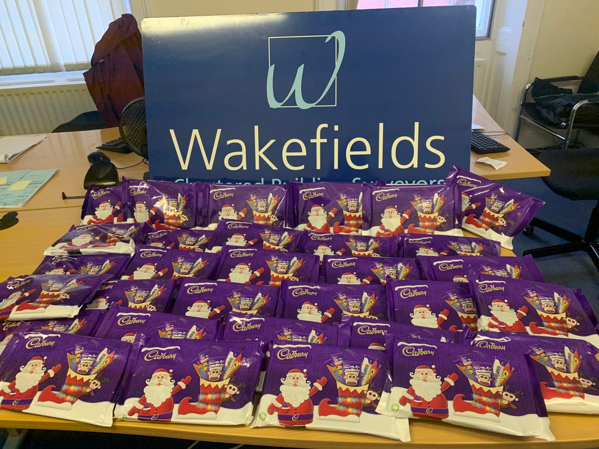 WakefieldsCBS's tweet image. The Wakefield's team have been busy preparing xmas selection boxes for @nufcfoodbank @WEFoodbank