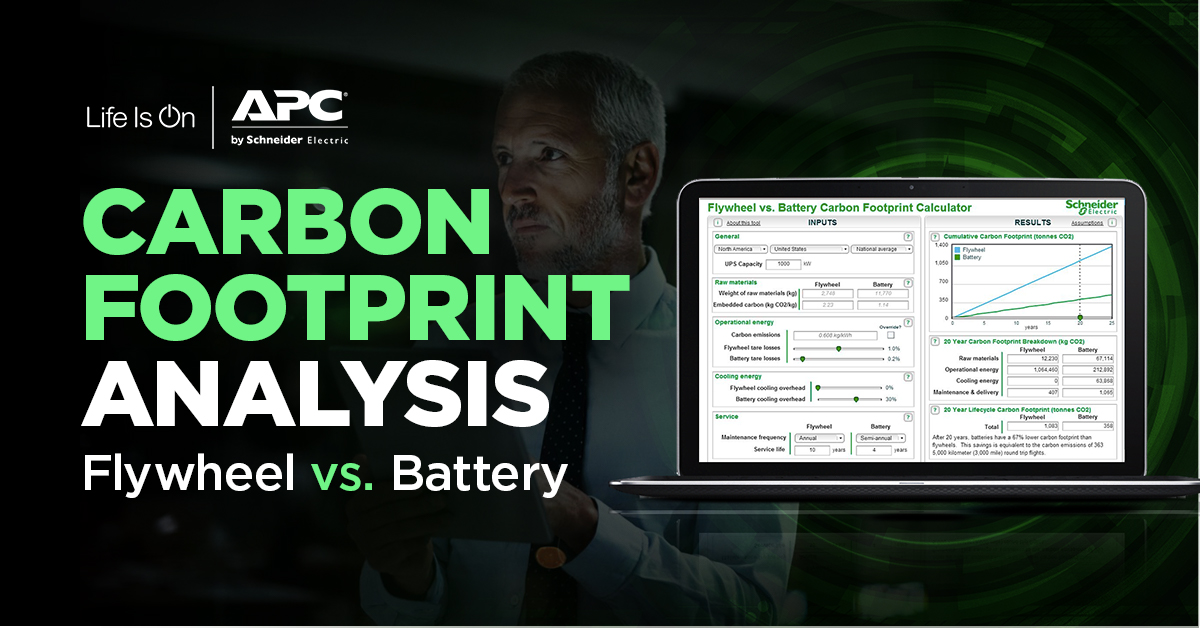 The feature set of a #UPS needs to be tailored to businesses on a case-by-case basis, and that includes considerations around carbon footprint. 

In terms of carbon impact, do you know which 🔋 battery - Flywheel or VRLA - is better? 

Find out more: ow.ly/FHPT50xl3zX

#APC