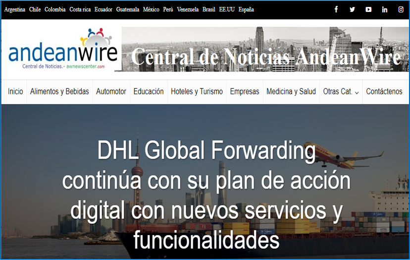 AndeanWire's tweet photo. DHL Global Forwarding continúa con su plan de acción digital con nuevos servicios y funcionalidades #Global #Forwarding #Empresas #Colombia #comunicados #comunicadosdeprensa https://t.co/MbqijvMRDq