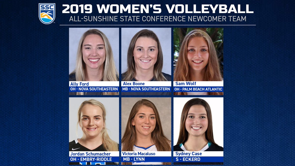 2019 SSC Volleyball - All-Conference Newcomer Team

Full Story: bit.ly/2OkVqN7 | 🌴☀️🌊🏐